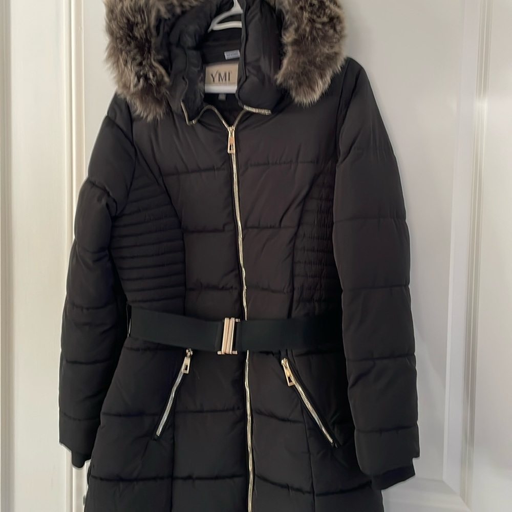 3/4 Winter Jacket with Hood.